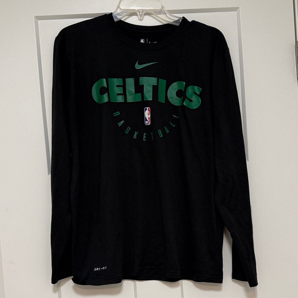 Nike Black Celtics Dri-Fit Long Sleeve